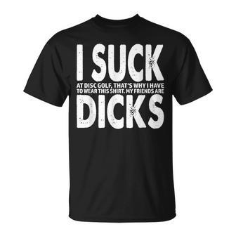 I Suck At Disc Golf Loser Trophy T-Shirt - Monsterry