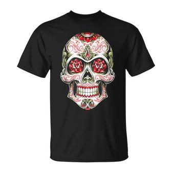 Sugar Skull Youth Day Of The Dead T-Shirt - Thegiftio UK