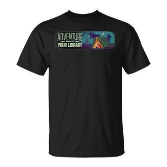 Summer Reading Program 2024 Adventure Begins At Your Library T-Shirt | Mazezy AU
