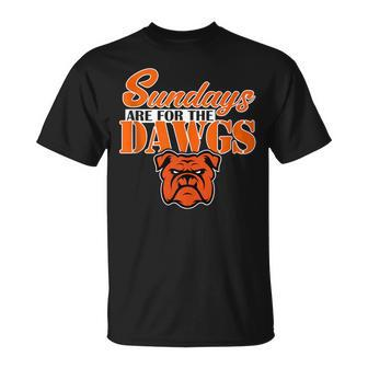 Sundays Are For The Dawgs Cleveland Ohio Dawg T-Shirt - Monsterry CA