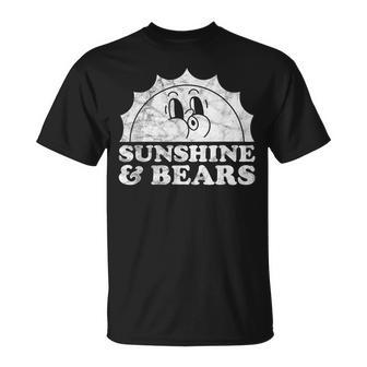 Sunshine And Bears Retro Vintage Sun Bear T-Shirt - Monsterry AU