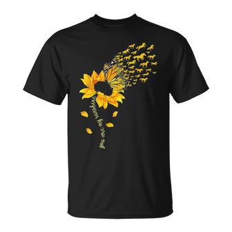 You Are My Sunshine Horse Sunflower Horses Lover T-Shirt | Mazezy