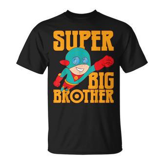 Super Awesome Superhero Best Big Brother T-Shirt - Thegiftio UK