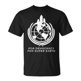 For Super Earth Hell Of Divers Helldiving T-Shirt | Mazezy CA