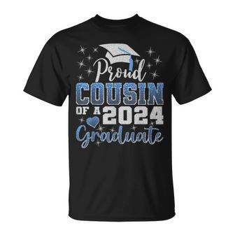 Super Proud Cousin Of 2024 Graduate Awesome Family College T-Shirt - Seseable