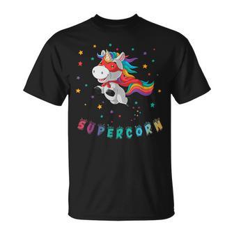 Supercorn Superhero Unicorn T-Shirt - Seseable