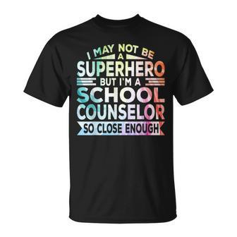 Superhero & School Counselor School Counseling T-Shirt - Monsterry CA