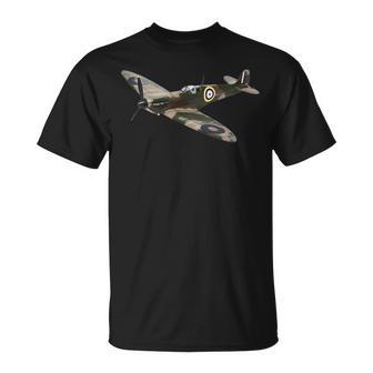 Supermarine Spitfire Ww2 Fighter Plane T-Shirt - Thegiftio UK