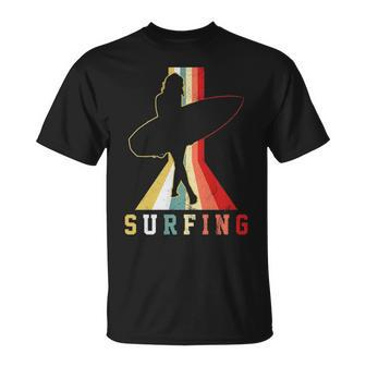 Surfer Girl Retro Vintage T-Shirt | Mazezy