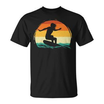 Surfer Girl Surfing Surfboard Lover Surfboarding Waves T-Shirt | Mazezy