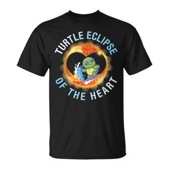 Surfing Total Eclipse Turtle Eclipse Of The Heart 04 08 2024 T-Shirt | Mazezy