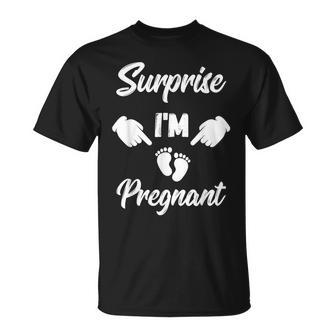 Surprise I'm Pregnant Gender Reveal Future Mother T-Shirt - Thegiftio UK