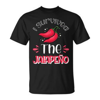 I Survived The Jalapeño Jalapeno Lover Pepper T-Shirt - Monsterry AU
