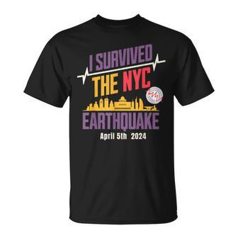 I Survived The Nyc Earthquake April 5 2024 T-Shirt | Mazezy AU