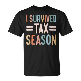 I Survived Tax Season Cpa Accountant T-Shirt | Mazezy UK