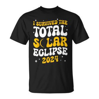 I Survived Total Solar Eclipse 2024 40824 T-Shirt | Mazezy