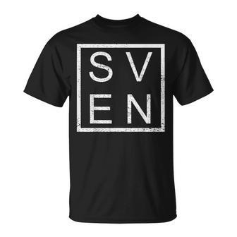 Sven Personalized Sven Name Boy Man Sven T-Shirt - Monsterry UK