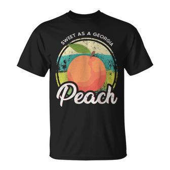 Sweet As A Georgia Peach Ga Peach State T-Shirt - Monsterry