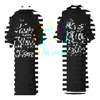 Sweet Sassy And Seven Tie Dye 7 Year Old Girl 7Th Birthday T-Shirt | Seseable CA