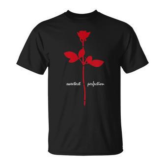 Sweetest Perfection Red And White T-Shirt - Monsterry UK