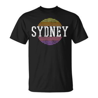 Sydney Australia Retro Vintage Souvenir Aussie T-Shirt - Monsterry AU