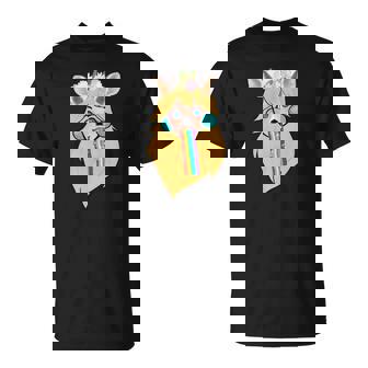 T-shirt Fennec Coloré avec Arc-en-Ciel, Design Original pour Fashionistas - Cadeauxyz