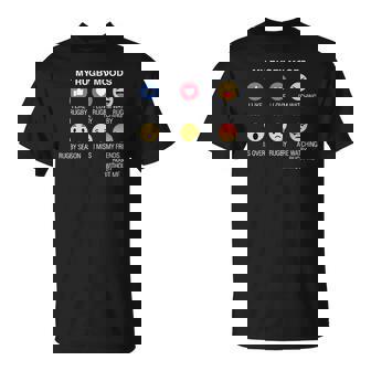 T-shirt Humeurs de Rugby Design Original pour Fans - Cadeauxyz