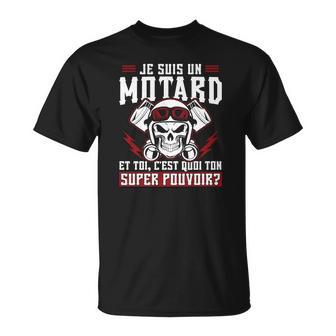 T-shirt Je Suis Un Motard Design Moto Passion, Tee Shirt pour Amoureux de Moto - Cadeauxyz