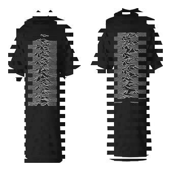 T-Shirt Joy Division 'Unknown Pleasures', Tee-Shirt Musique Rock - Cadeauxyz