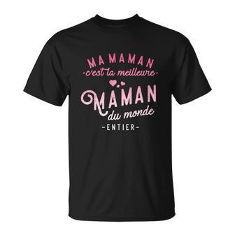 T-shirt Maman du Monde Entier, Haut Spécial pour Maman - Cadeauxyz