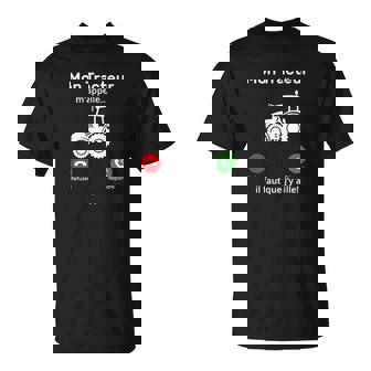 T-shirt Mon Tracteur M'appelle, Mode pour Agriculteurs - Cadeauxyz