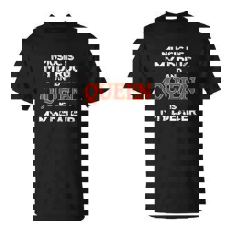 T-shirt Musique MUSIC IS MY DRUG - QUEEN IS MY DEALER pour Fans de Queen - Cadeauxyz