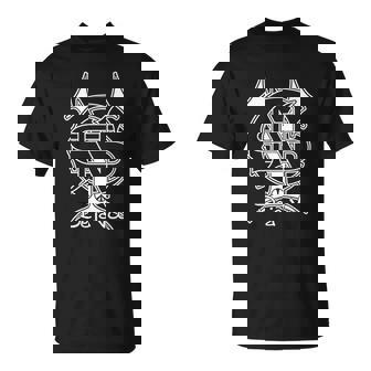 T-shirt Noir Déjà Vu, Design Lettres Entrelacées Artistique - Cadeauxyz