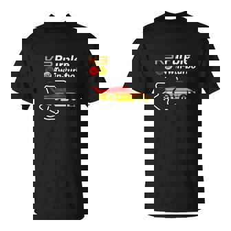 T-shirt Noir K3 Purple Twin-turbo pour Amateurs de Voitures - Cadeauxyz