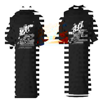 T-Shirt Noir Mark Martin, Design Voiture de Course Énergie - Cadeauxyz