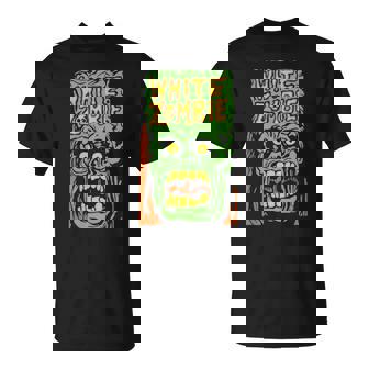 T-Shirt Noir Zombie Vert, Graphique Style Comics WHITE ZOMBIE - Cadeauxyz