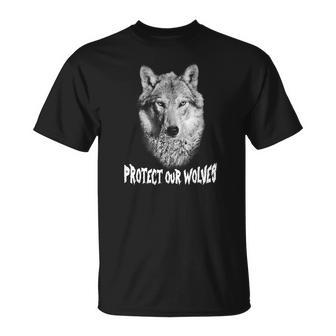 T-shirt Protection des Loups Sauvages, Tee Écologiste - Cadeauxyz