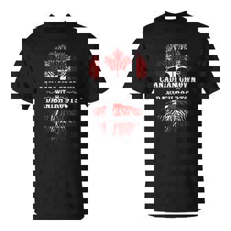 T-shirt Racines Danemark-Canada, Feuille Érable Fusion Racines - Cadeauxyz