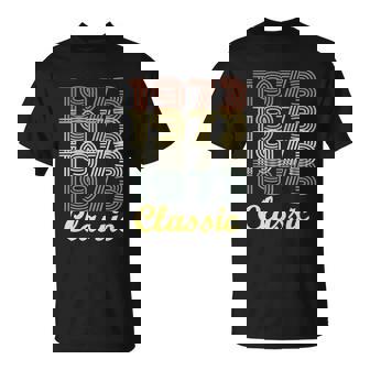 T-shirt Rétro 1973 Classic, Design Années 70 en Noir - Cadeauxyz