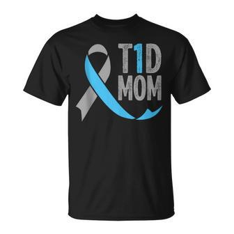 T1d Mom Diabetic For Women Type 1 Mom Diabetes T-Shirt - Monsterry
