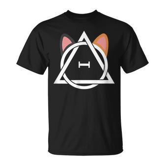 Theta Delta Symbol For Calico Cat Therian T-Shirt - Monsterry