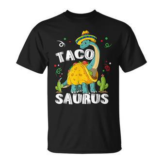 Tacosaurus Cinco De Mayo Taco Dinosaur T-Shirt - Thegiftio UK
