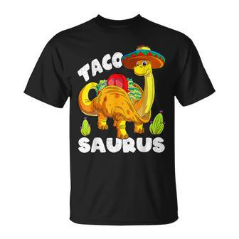 Tacosaurus Taco Dinosaur Dino Cinco De Mayo Mexican T-Shirt | Mazezy CA
