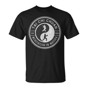 Tai Chi Chuan Yin Yang Méditation En Mouvement T-Shirt - Cadeauxyz