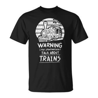 Talks About Train Railway Father's Day Boys T-Shirt - Monsterry DE