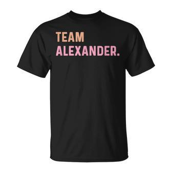 Team Alexander T-Shirt - Seseable