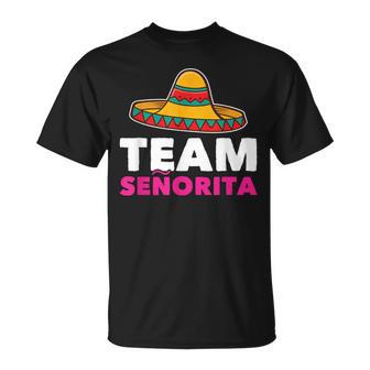 Team Girl Senorita Mexican Gender Reveal Baby Shower T-Shirt - Monsterry UK