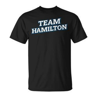 Team Hamilton Relatives Last Name Family Matching T-Shirt - Seseable