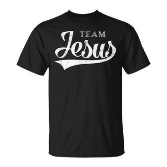 Team Jesus Retro Baseball Jersey Style T-Shirt - Monsterry UK