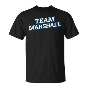 Team Marshall Relatives Last Name Family Matching T-Shirt - Seseable